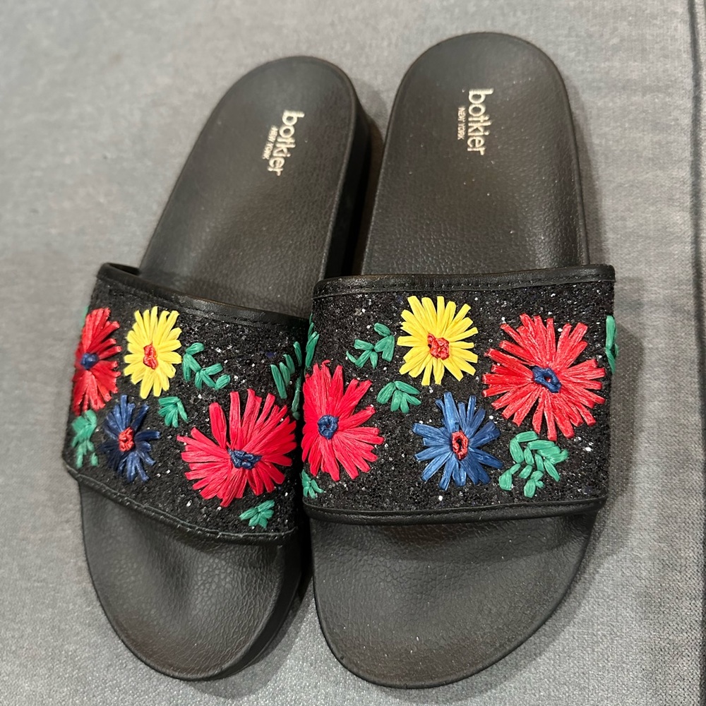 Botkier Sandals.  Size 10.  Beautiful embroidery.